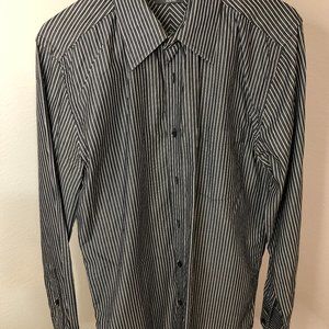 Code slim fit shirt – Small/Black